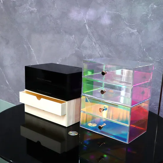 Factory Customize Storage Box Colorful Drawer Acrylic Display Box for Daily Use