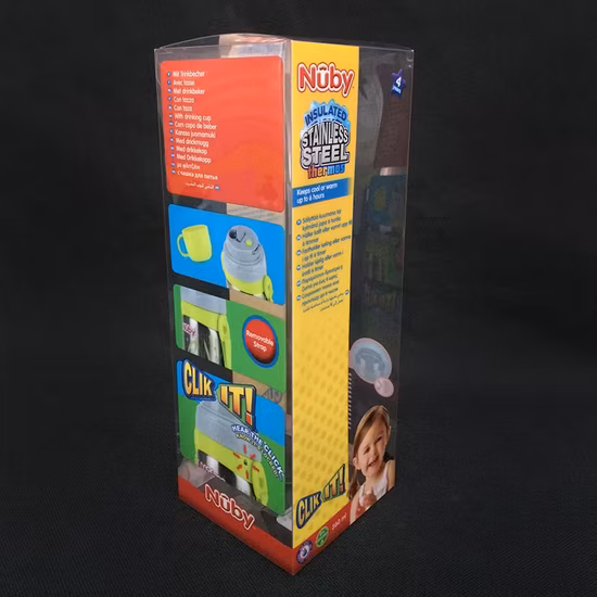Factory Custom PVC/ PP/ PET Plastic Foldable Box for baby care products