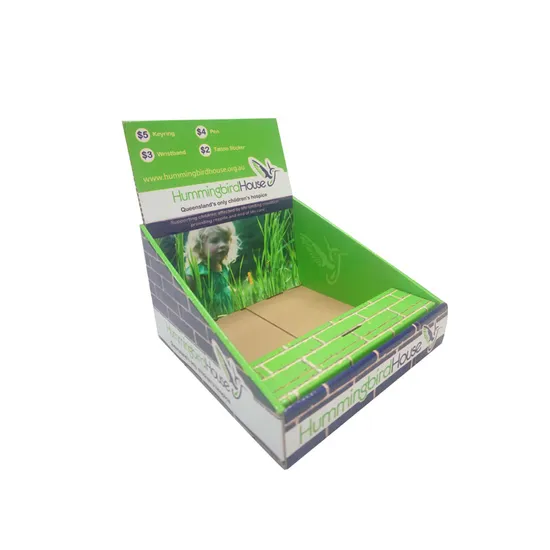 Retail Shelf Packaging Folding Corrugated Cardboard Paper Display Box for Baby Care Products 