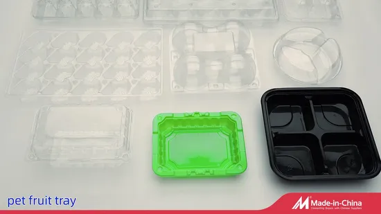Disposable Transparent Clear Pet Fruit Box 