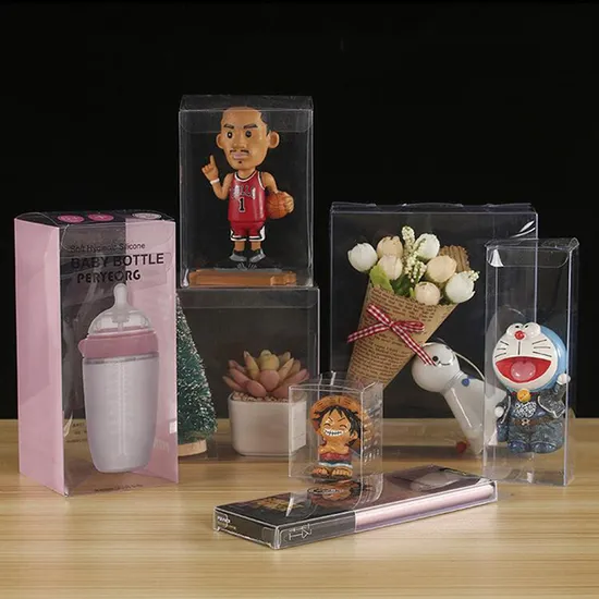 Clear PVC Pet Gift Box for Skin Care Toys Baby Products 