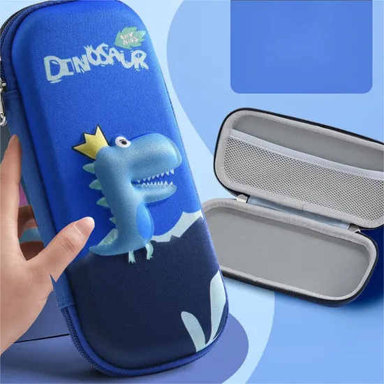 Cartoon Cute Elementary School Pencil Box Children′s Pencil Stationery Box 