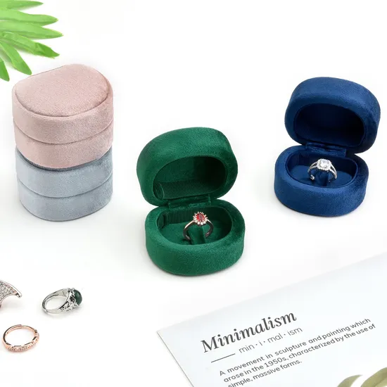 Spot Fashion Velvet Jewelry Box D 