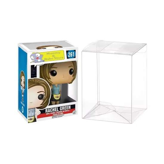 Plastic Clear Pet PP Box Funko Pop Protector with Protective Film 