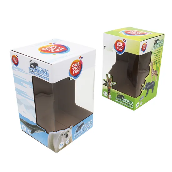 Bdl High Quality Custom Logo Printing Pet Box Packaging for Toy Packaging Display Clear Box 