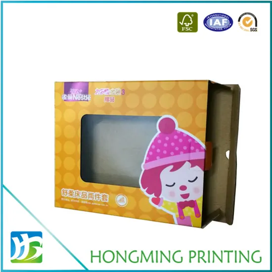 Take Away Clear PVC Window Apparel Packaging Box 