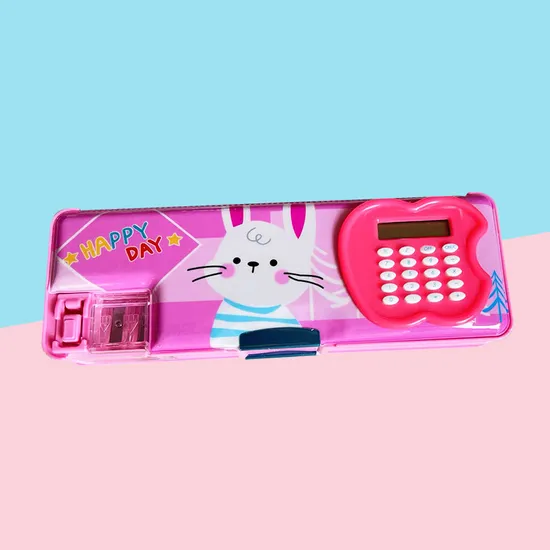 Elementary School Stationery Box DIY Multi Functional Cartoon Pencil Box 