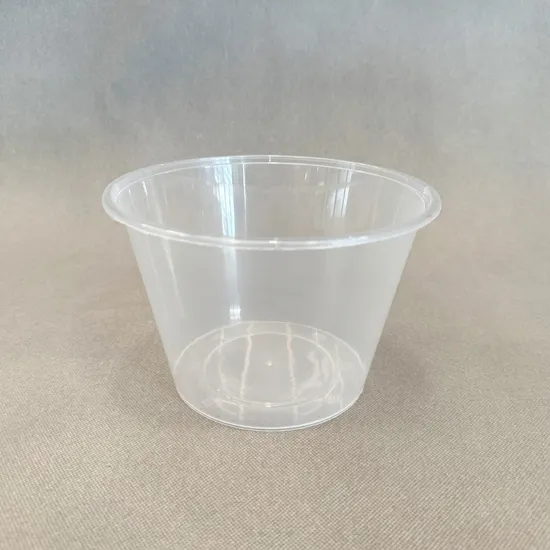 China Manufacturer Disposable Black Clear Round PP Takeaway Soup Bowl Plastic Box 