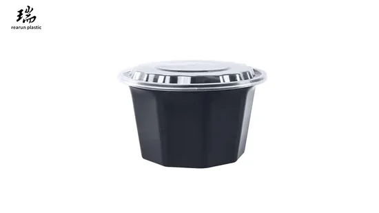 Rearun Food Container Disposable Clear China Wholesaler Disposable PP Takeaway Plastic Lunch Box 