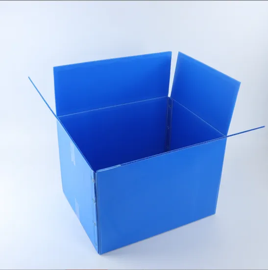 Factory Customized Light Weight Clear PP Hollow Fluted Box/Corrugated Plastic Box Storage Turnover Boxes 