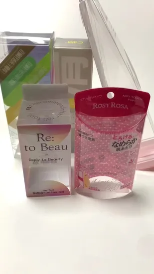Plastic Mobile Power Bank Packaging Box with Clear Window (PVC folding box) 