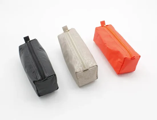 Temperament Simple Pencil Case Solid Color Large Capacity Stationery Box 