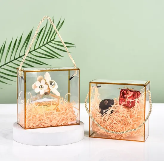 Custom Pet PVC Transparent Clear Plastic Square Packing Gift Box Shoe Baking Cosmetics Jewelry Packaging Box 