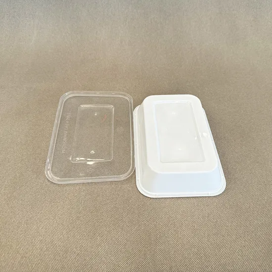 Disposable PP Plastic Clear 500ml 750ml Chinese Take Boxes Picnics Parties Meal Prep Fruit Bowls Packaging